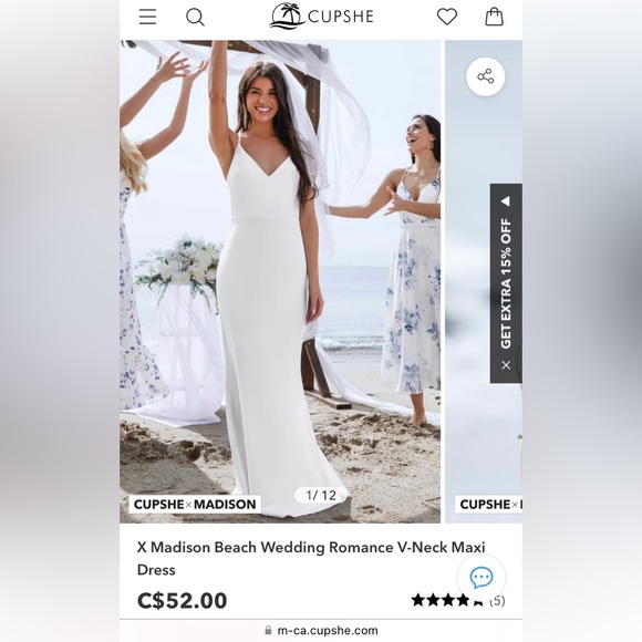 Cupshe x Madison White Dress - Picture 7 of 7